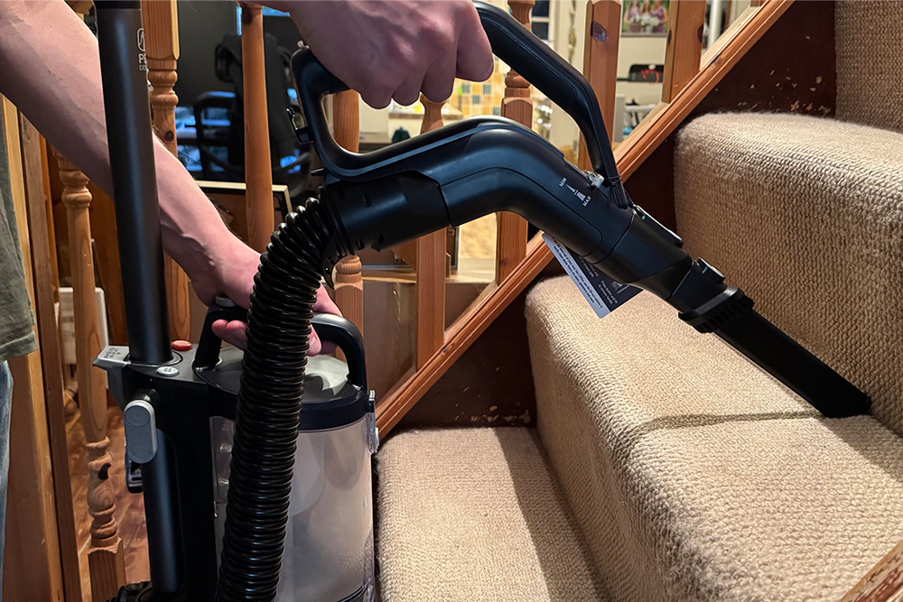 Cleaning stairs is made easy with the portable lift out feature (The Independent)
