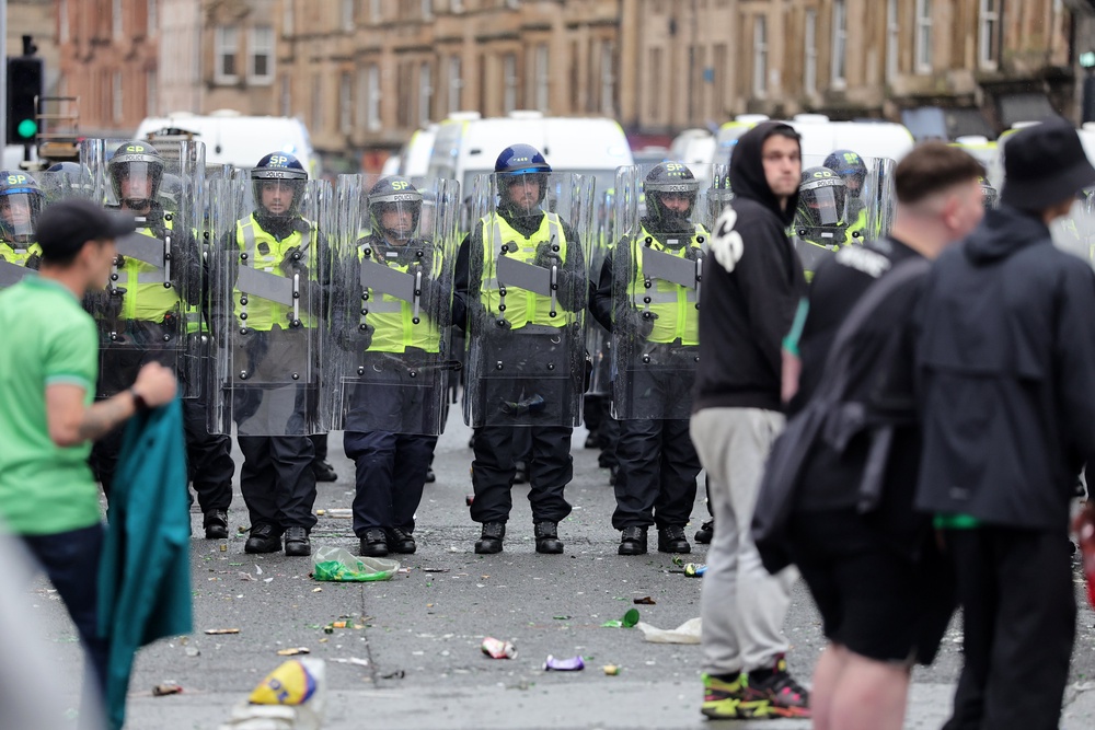 Two police officers were seriously injured during the incident (Steve Welsh/PA) (PA Wire)