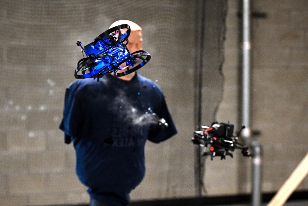 The drones have an array of features that they can use to confront shooters (AFP/Getty)