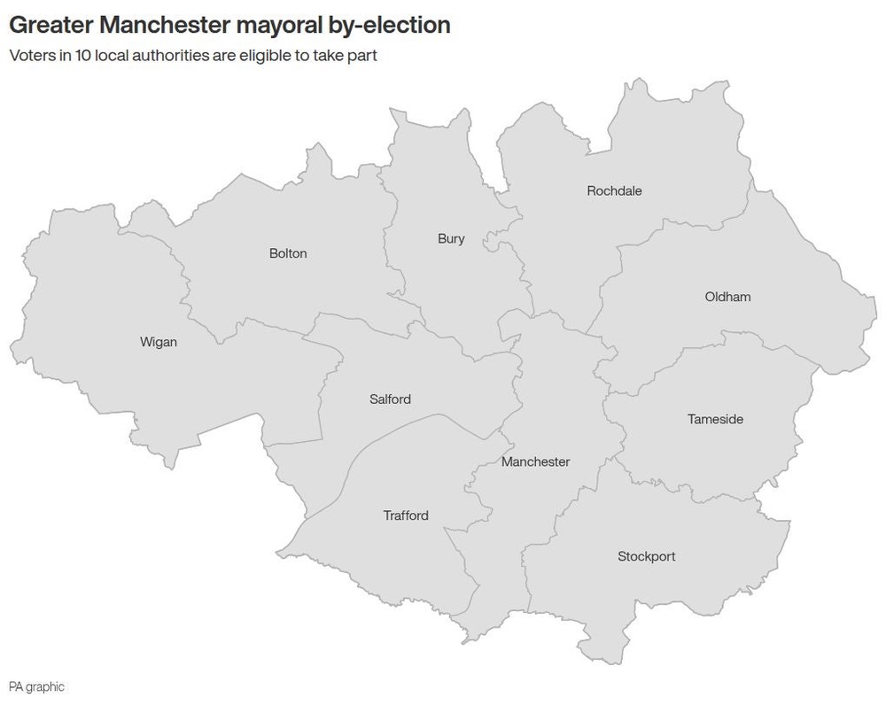 Image from: Greater Manchester mayor by-election: What you need to know