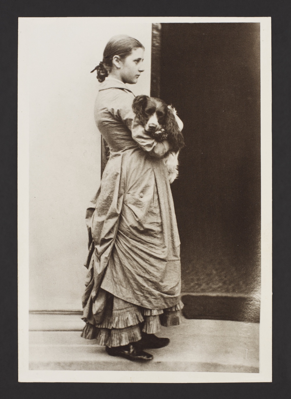Beatrix Potter, aged 15, with her dog, Spot (PA) (PA Media)