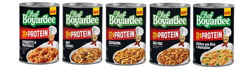 Chef Boyardee has launched a high-protein canned pasta (Chef Boyardee)