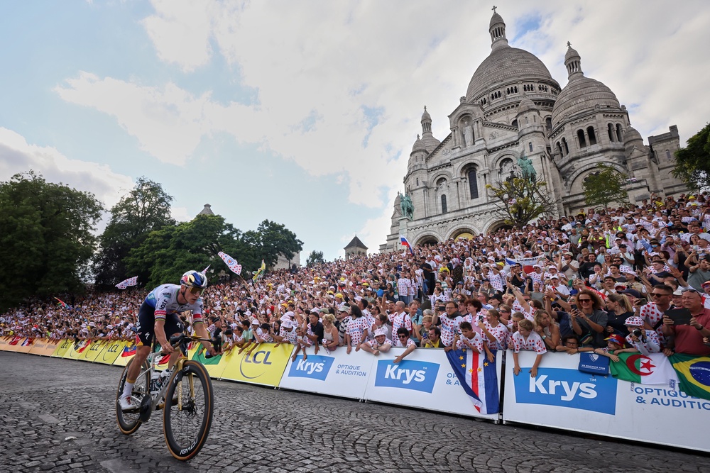Evenepoel improved as the Tour went on (AP)
