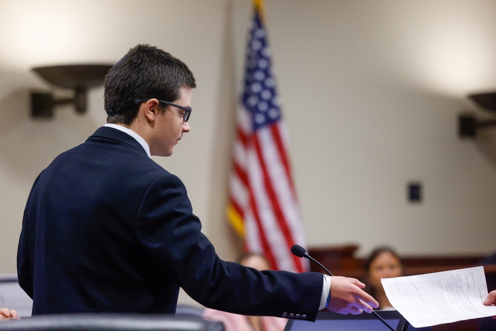 Gray also repeatedly asked his mother to communicate with one of the people he'd been speaking to online before the shooting to pass along messages to their online community (Arvin Temkar/Atlanta Journal-Constitution via AP)