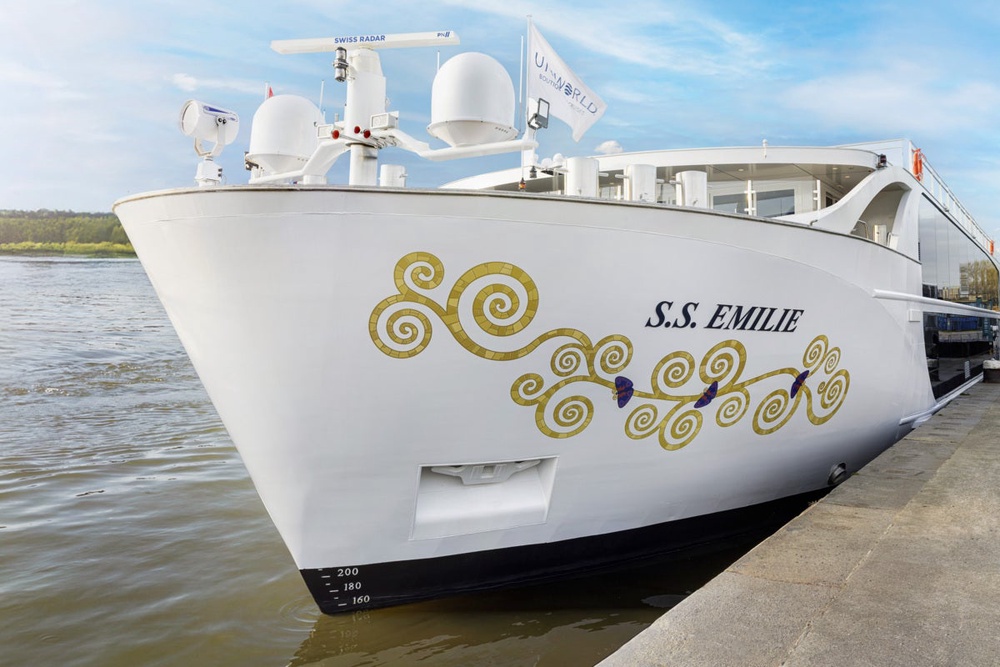 S.S. Emilie is among ships affected by low water levels on the Danube (Uniworld)