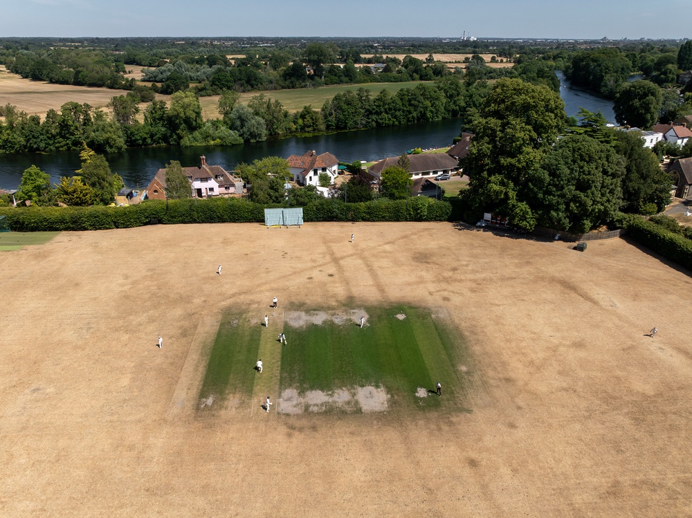 Image from: UK heatwave live: Half of England officially declared in drought as temperatures hit 35.2C