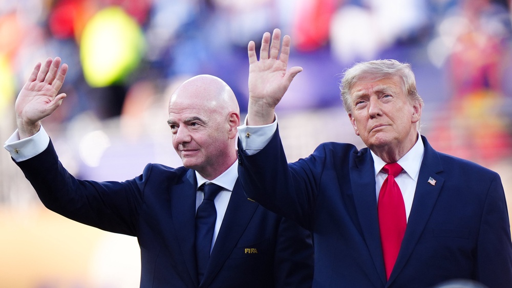 Infantino has close ties with Trump (PA Wire)