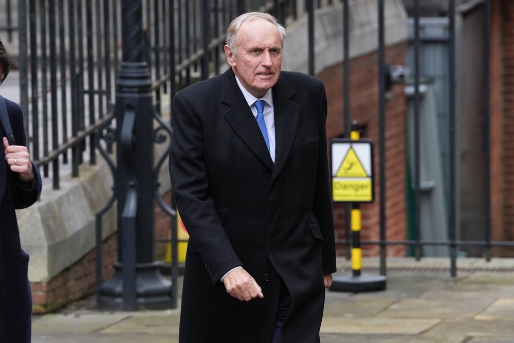 Paul Dacre also gave evidence during the trial (Lucy North/PA)