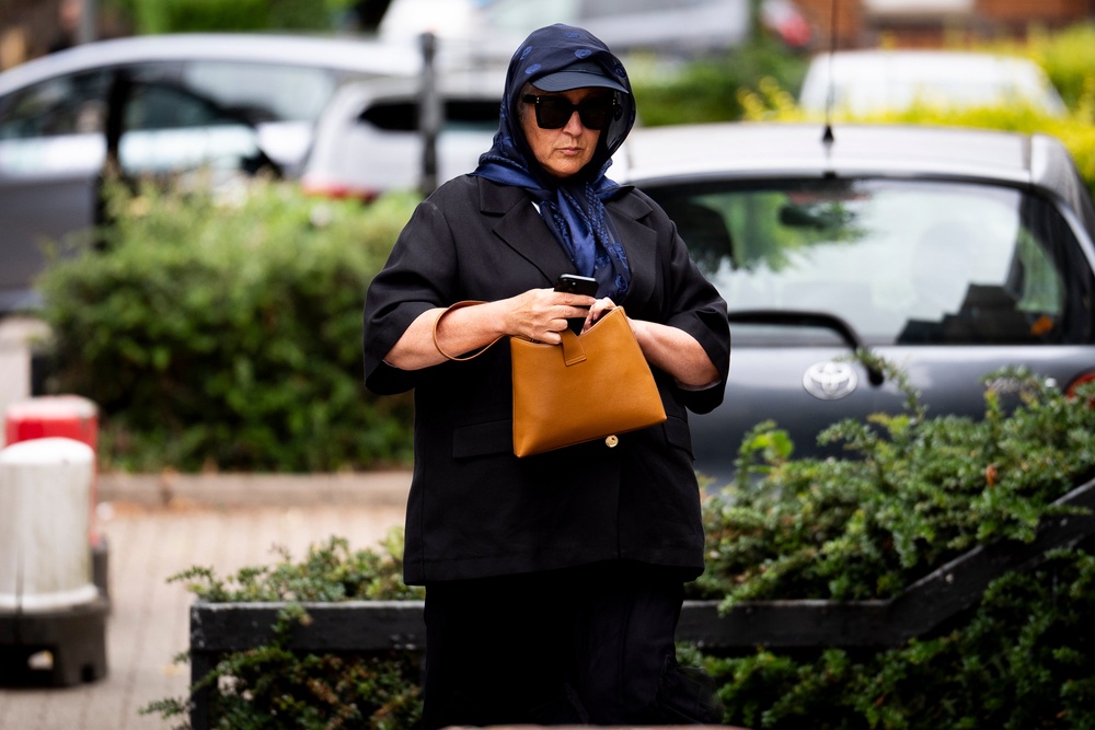 Deborah Franklin arriving at St Albans Crown Court. (PA)