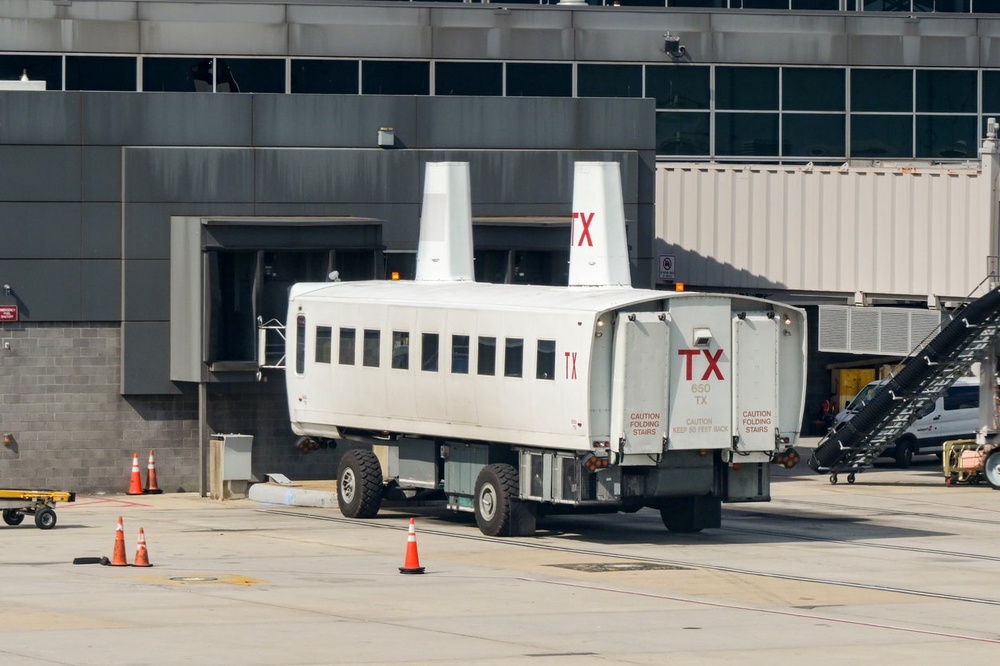 Trump is expected to announce that the $22.5 billion project will mark the end of the transport hub’s widely-loathed mobile lounges, used for shuttling passengers (Getty/iStock)