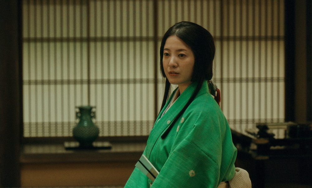 Yuriko Yoshitaka in a scene from The Samurai and the Prisoner (Janus Films via AP)