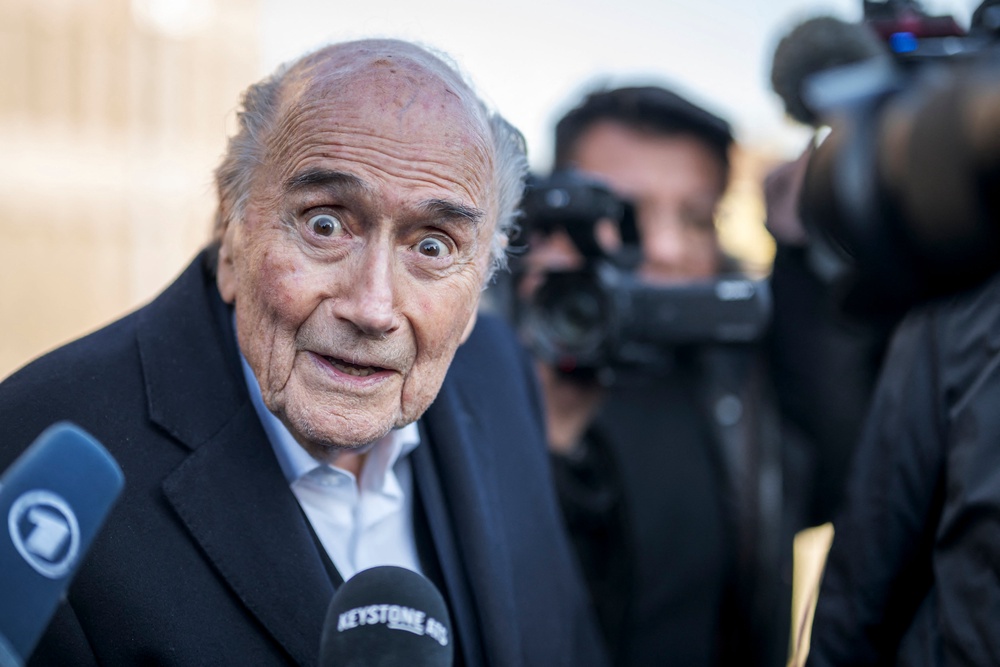 Sepp Blatter has hit out at Fifa again (AFP/Getty)