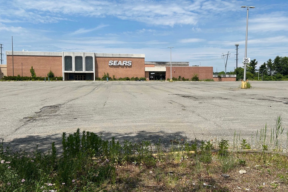 Today, the site presents a desolate picture of crumbling buildings, overgrown grass, potholes, and discarded tires (AP Photo/Anne D'Innocenzio)