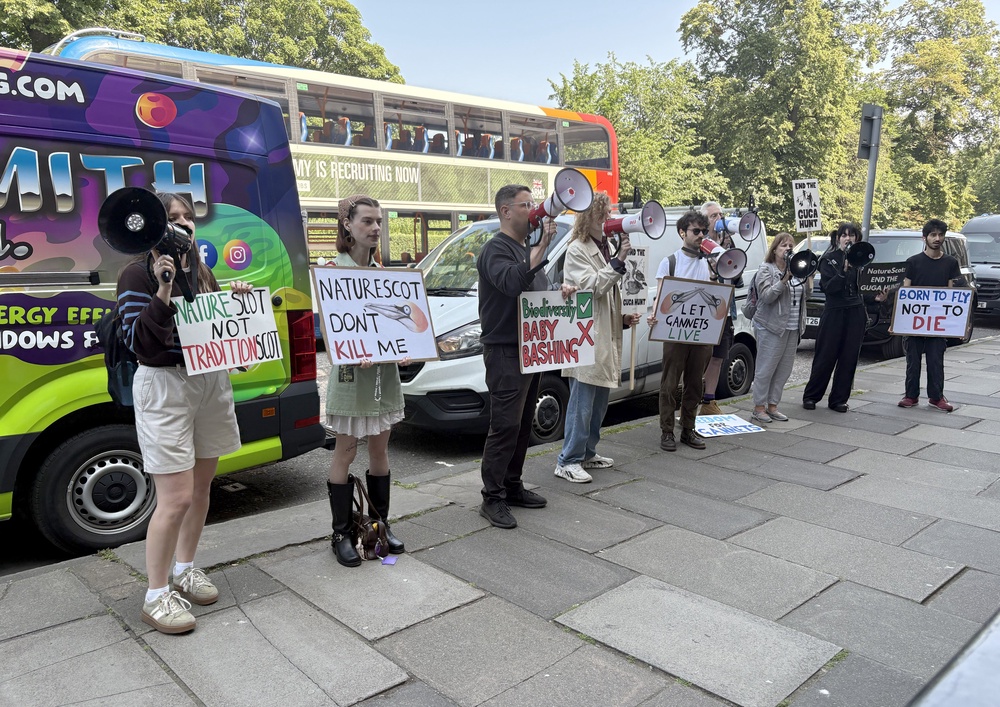 A group of campaigners protested in March (PA) (PA Wire)