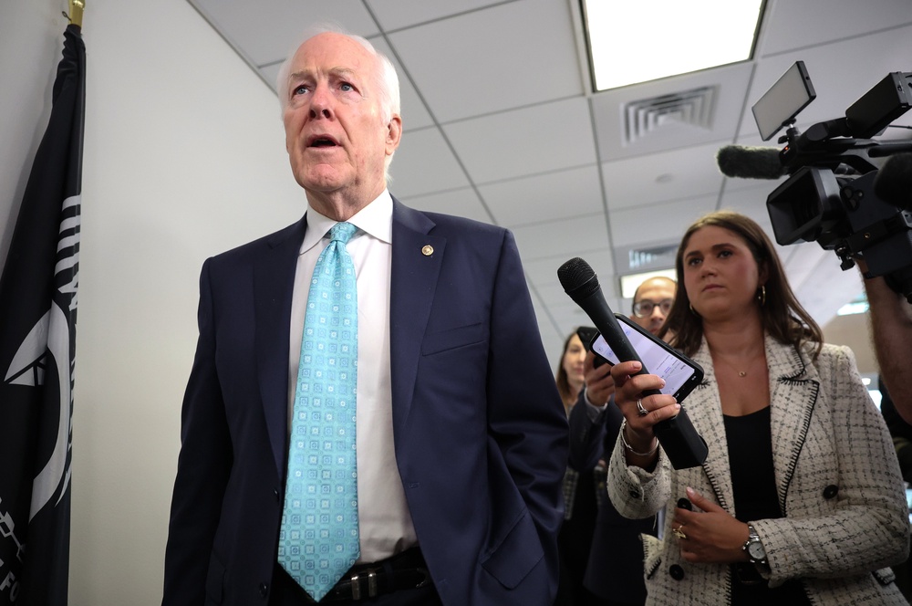 John Cornyn, one of the Senate GOP holdouts on Blanche, lost his seat to a Trump-backed primary challenger this year (Getty)