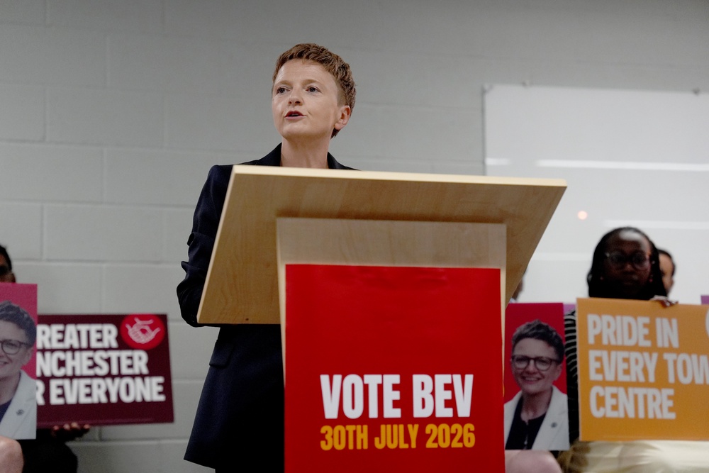 Bev Craig, the Labour Party candidate for the Greater Manchester mayoral by-election (Annabel Lee-Ellis/PA) (PA Wire)
