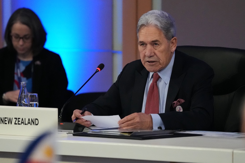 New Zealand foreign minister Winston Peters attends the Asean Post-Ministerial Conference with New Zealand on the sidelines of the Asean Foreign Ministers' Meeting at the Philippine International Convention Center on 22 July 2026 in Pasay, Metro Manila, Philippines (Getty)