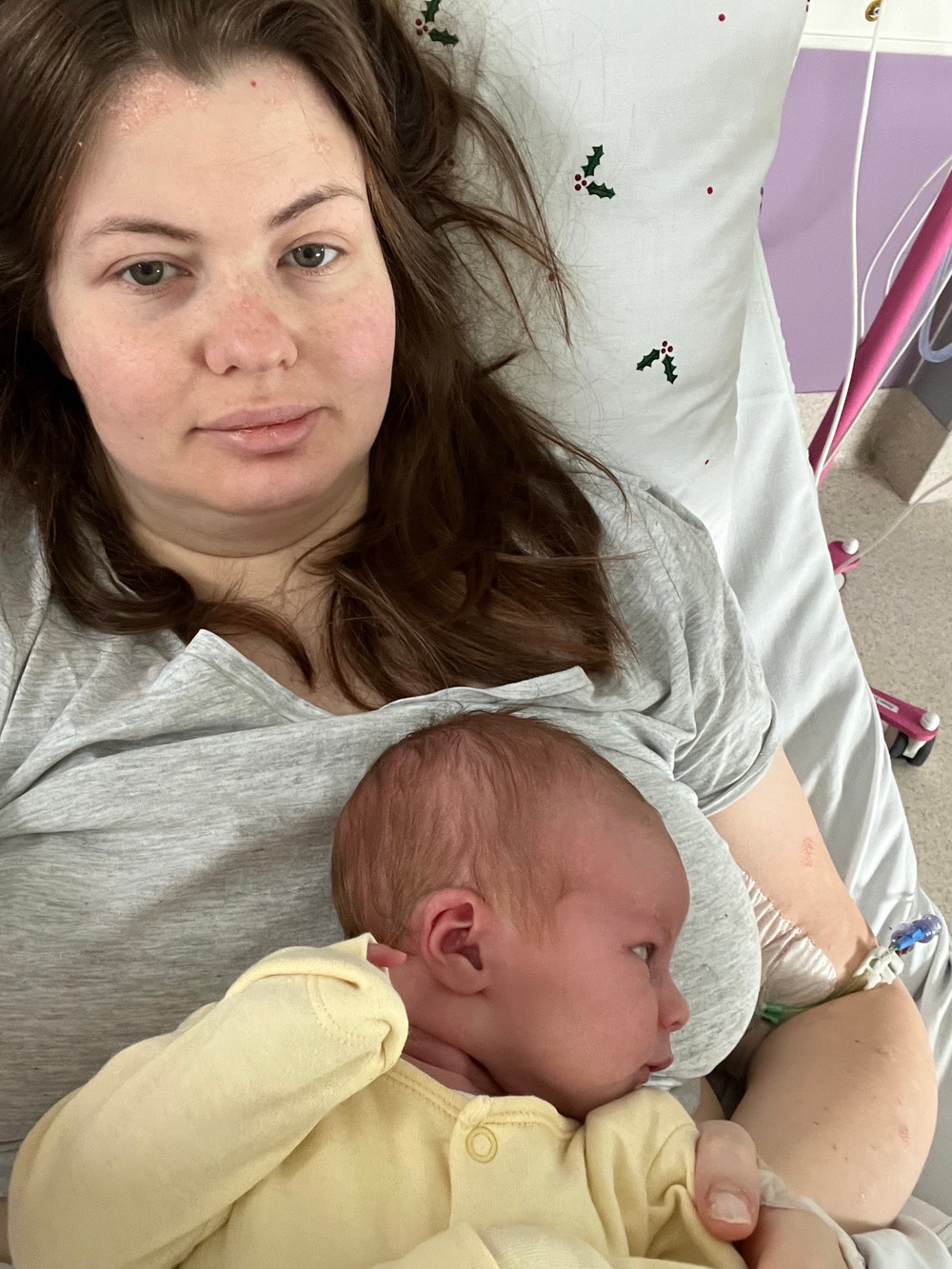Rebecca said she was ‘robbed’ of time with her newborn while undergoing treatment (Collect/PA Real Life)