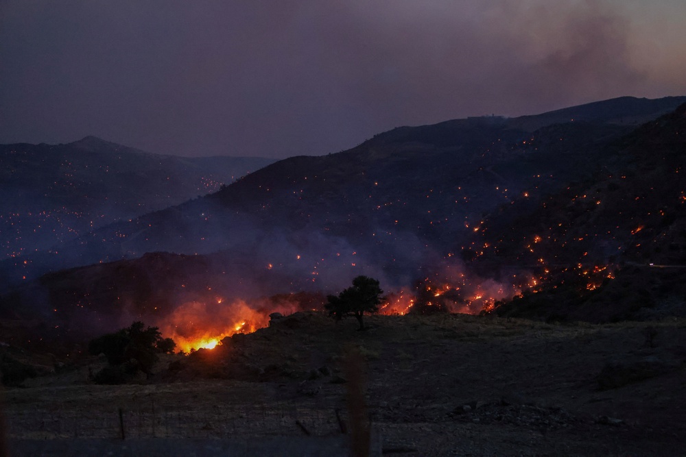 Greece is the latest European country to struggle with wildfires (Reuters)