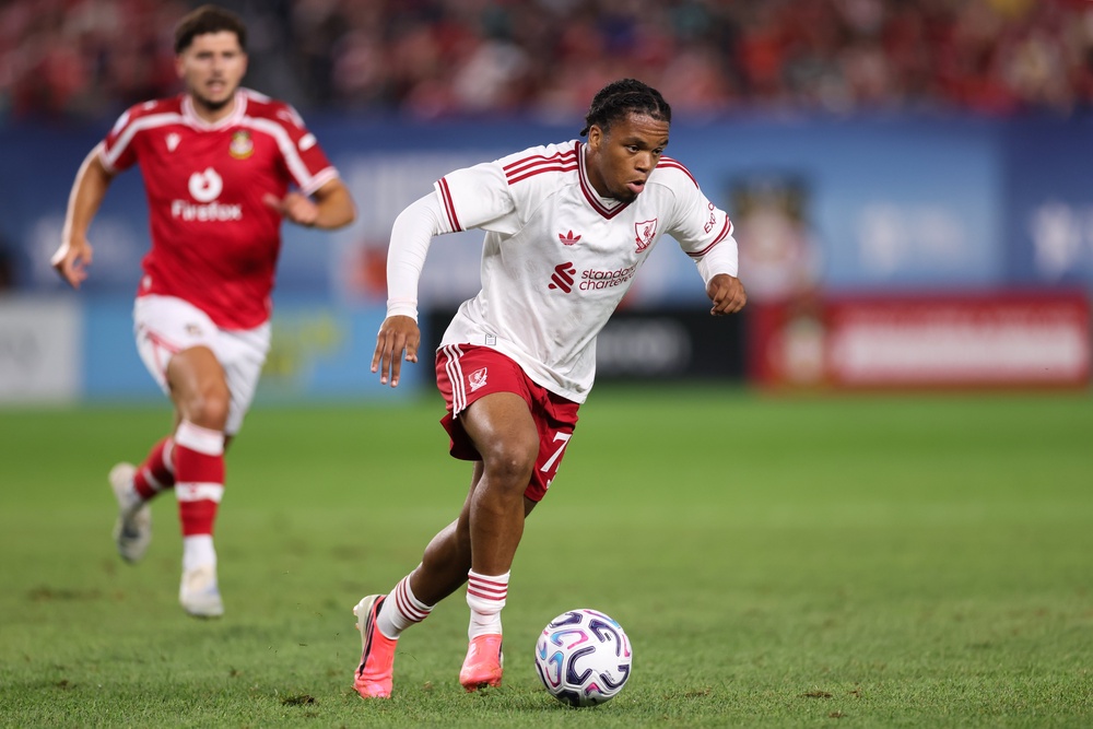 Rio Ngumoha impressed off the right against Wrexham (Getty)
