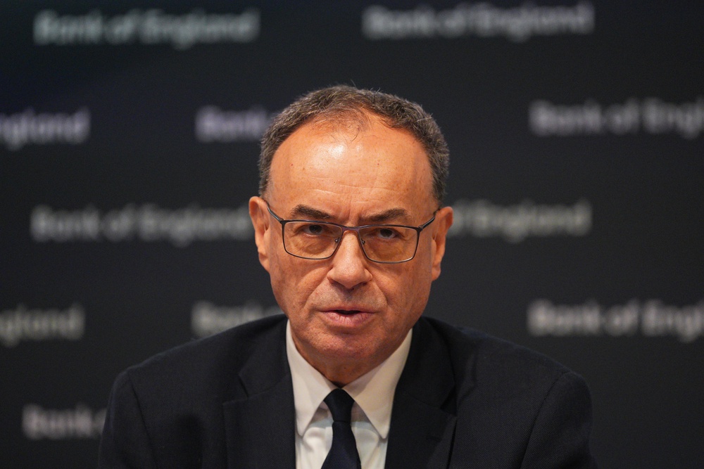 Governor of the Bank of England Andrew Bailey (Carl Court/PA) (PA Wire)