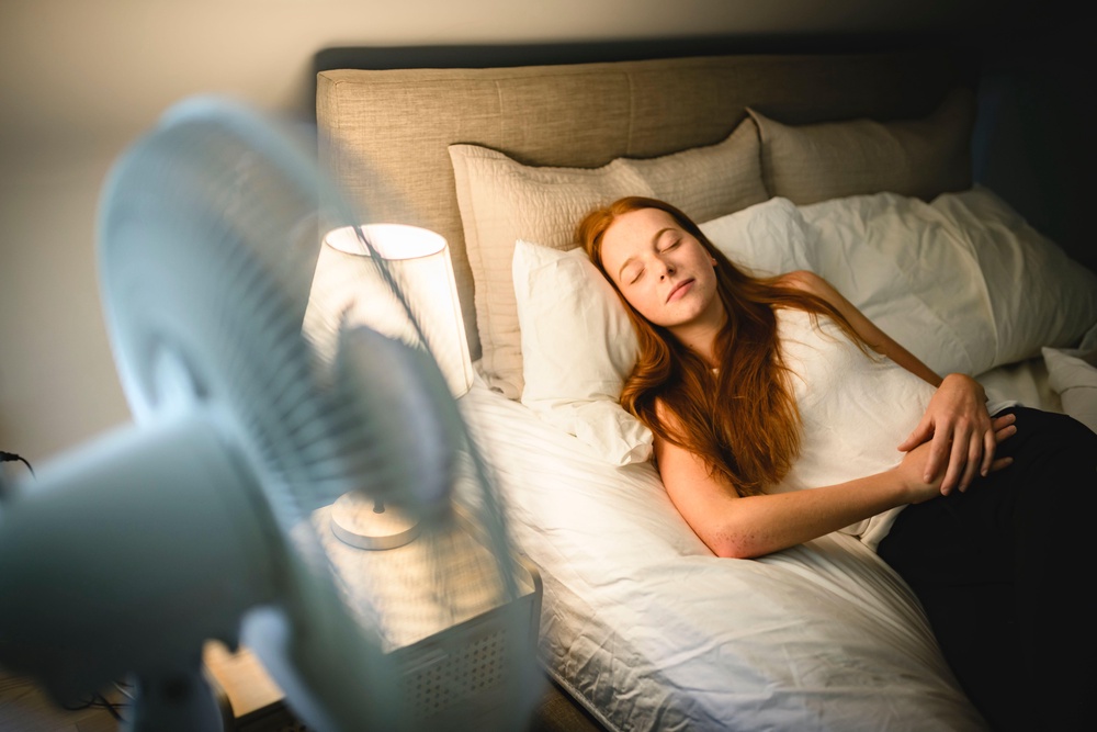 A fan can help with temperature regulation