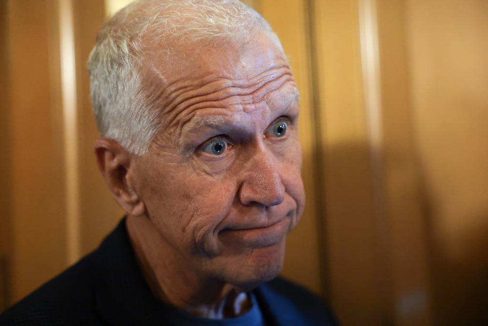 Thom Tillis, the other GOP holdout on Blanche's nomination, was burned by Trump last year after he voted against the 'Big, Beautiful Bill' (Getty)
