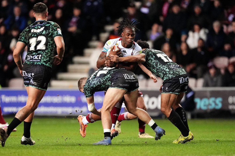 Wigan beat Leigh 54-0 in the reverse fixture in February (Martin Rickett/PA) (PA Wire)