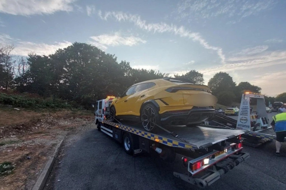 Witnesses said the vehicles were accelerating at great speed before slowing down suddenly (Essex Police/PA) (PA Media)