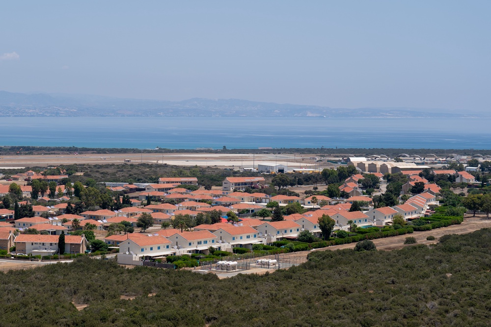 RAF Akrotiri in Cyprus is home to over 1,500 British military personnel and around 1,400 of their family members (Joe Giddens/PA) (PA Archive)