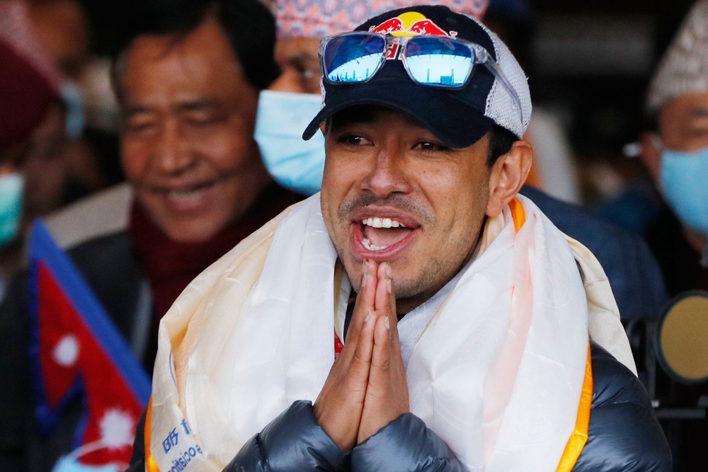 Nirmal Purja died following an avalanche on Broad Peak (AP)