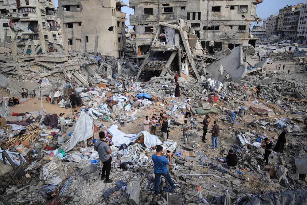 The daily life for Palestinians in Gaza remains bleak (AFP/Getty)