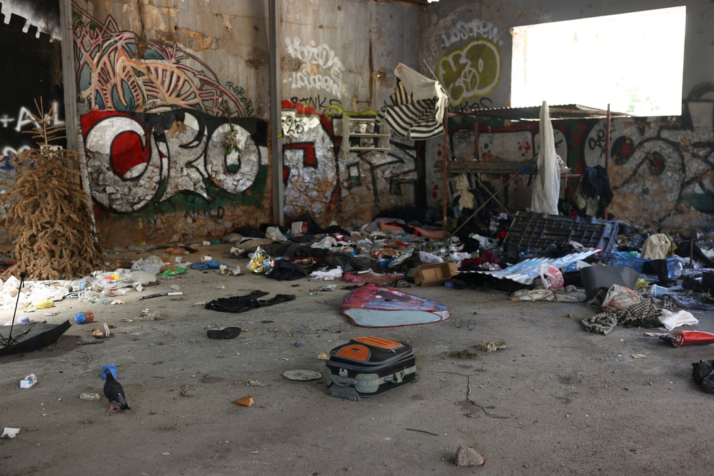 Homeless man Markos reportedly lived in the abandoned building where Ms Ross’s body was found (Reuters)
