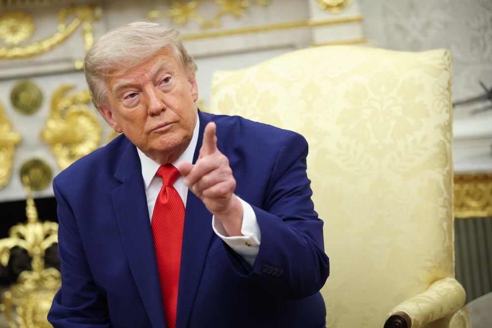Donald Trump announced the disarmament agreement, discussed last year, on Truth Social on Thursday (Getty)