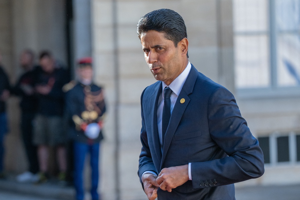 Nasser Al-Khelaifi is fancied by some to challenge Infantino (AFP/Getty)