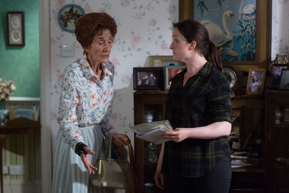 Cassidy and June Brown as Sonia and Dot Cotton in a 2017 episode of ‘EastEnders’ (BBC)
