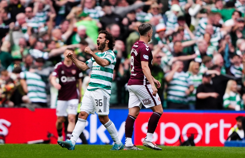 Hearts were pipped to the title by Celtic (Andrew Milligan/PA) (PA Wire)