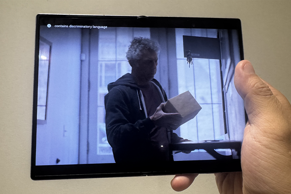 It's a joy to watch TV shows and films on the larger screen (Alex Lee/The Independent)