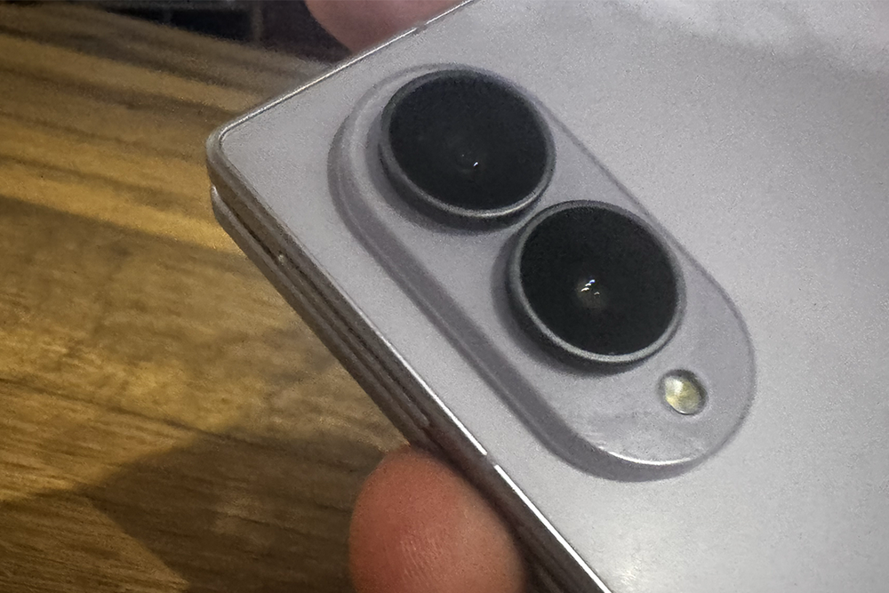 There are only two 50MP cameras on the rear (Alex Lee/The Independent)