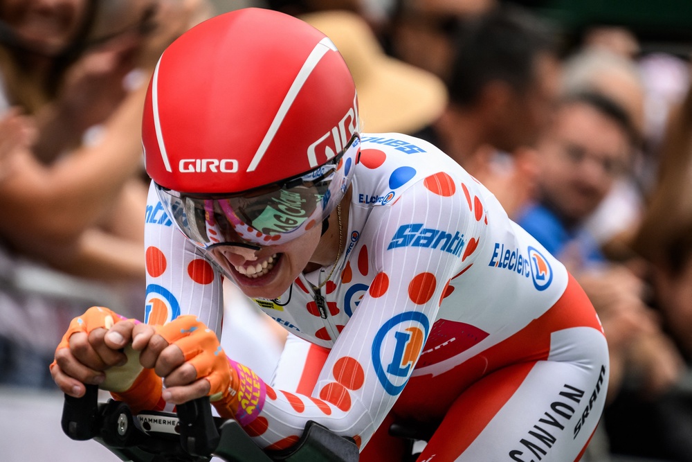 Kasia Niewiadoma-Phinney has finished on the podium at every edition of the race, as has Demi Vollering (AFP/Getty)