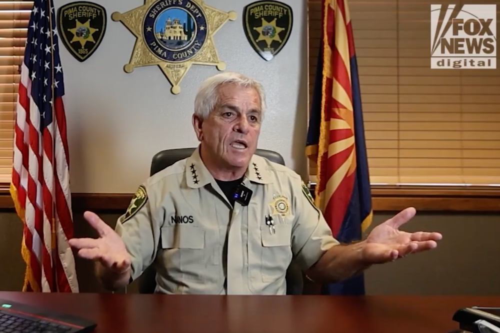 Pima County Sheriff Chris Nanos says a hair found at Nancy Guthrie's home was sent away to a specialist laboratory in California but yielded no DNA results (Fox News Digital)
