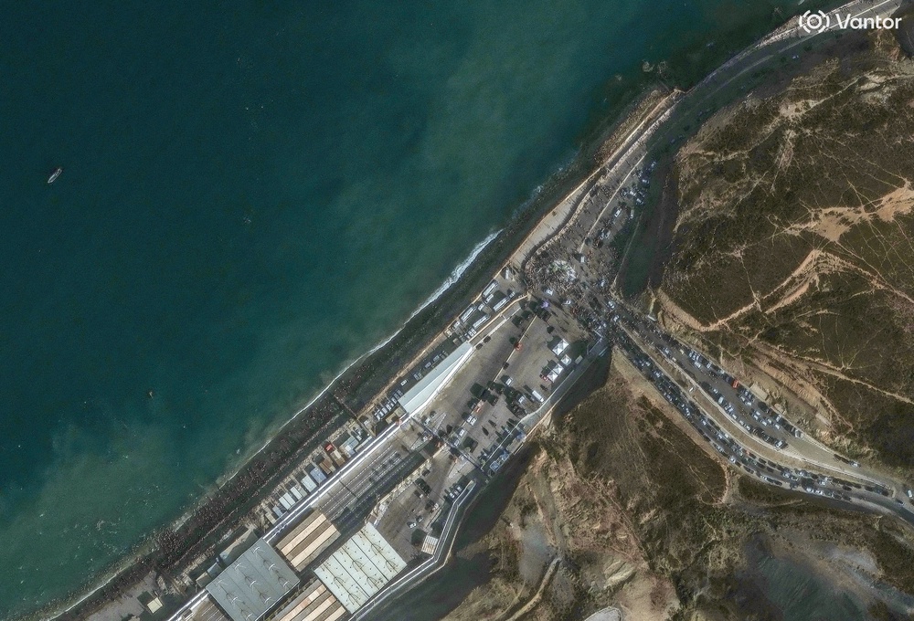 Migrants cross into the Spanish enclave of Ceuta (Reuters)