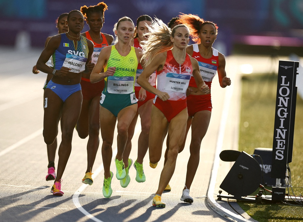 Hunter Bell led from the front while Odira got her tactics wrong (Reuters)