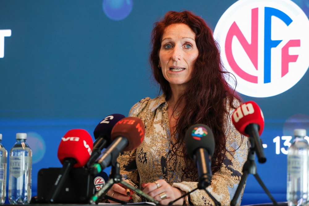 Lise Klaveness has spoken out against Infantino once more (Reuters)