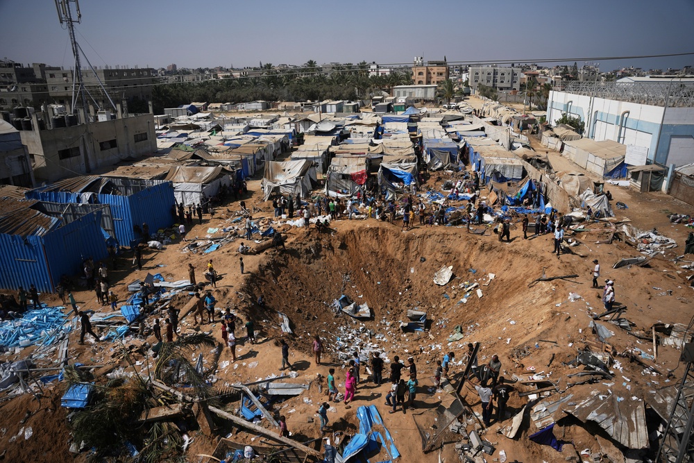 Photos show the scene after the latest Israeli strikes in Gaza (Copyright 2026 The Associated Press. All rights reserved)