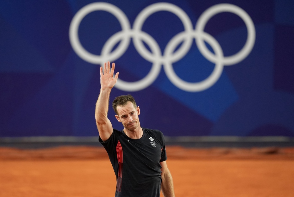 Andy Murray waved goodbye to tennis at the Olympics in 2024 (Martin Rickett/PA) (PA Archive)