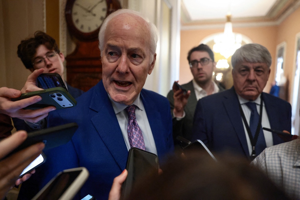 John Cornyn, whom the president refused to endorse in a close Republican primary, is holding out on advancing Trump’s nominee until the administration confirms it will end the ‘Anti-Weaponization Fund’ (Reuters)