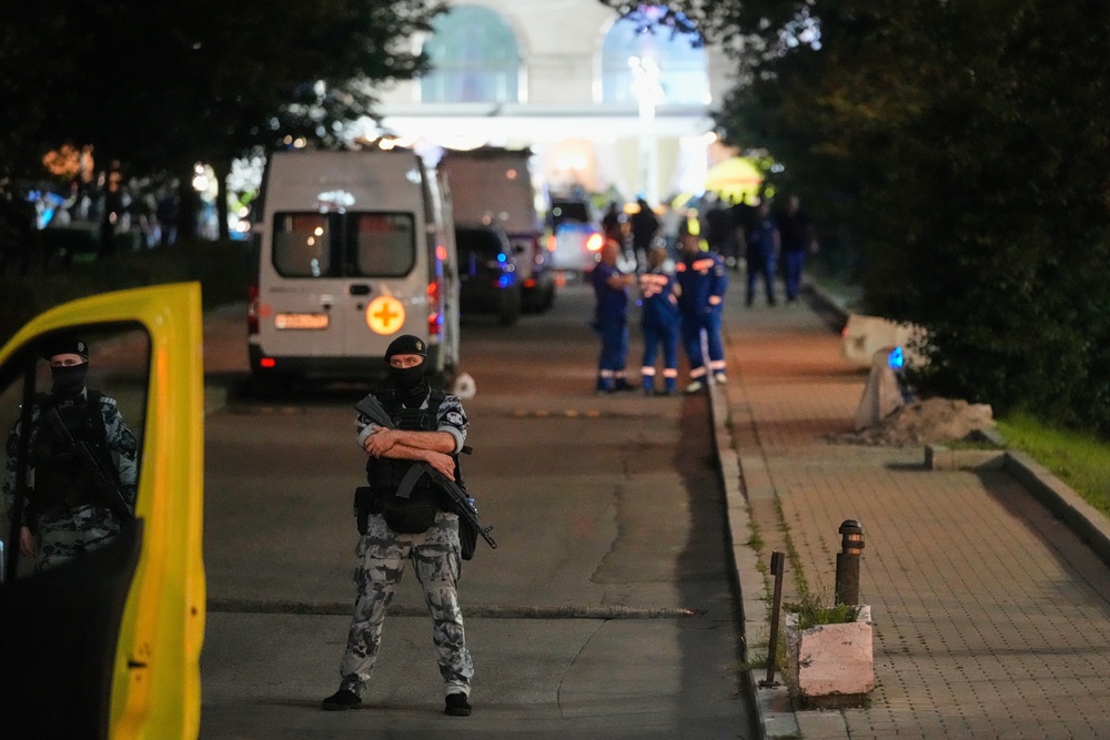 The bomb was brought near an upscale Italian restaurant (AP)