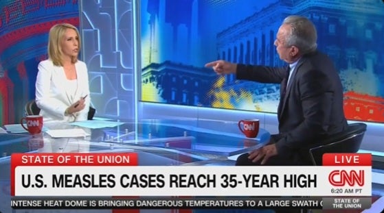 Health and Human Services Secretary Robert F. Kennedy Jr. clashes with CNN host Dana Bash over vaccine safety (CNN/State of the Union)