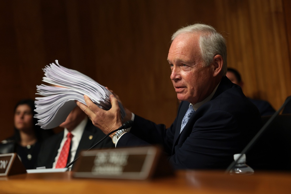Republican senators including Ron Johnson of Wisconsin angrily berated Fauci during his hearing on Wednesday (Getty)